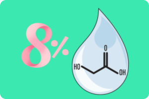 How do you use 8% glycolic acid